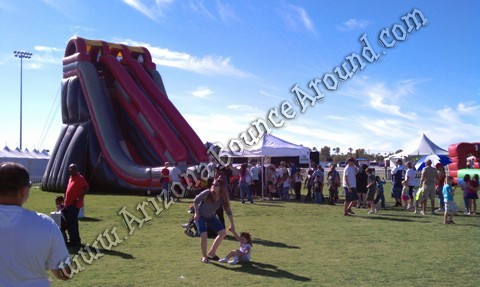 Phoenix, Huge inflatable slide rental in Arizona, giant inflatable slide rental, Rent the Edge Slide 